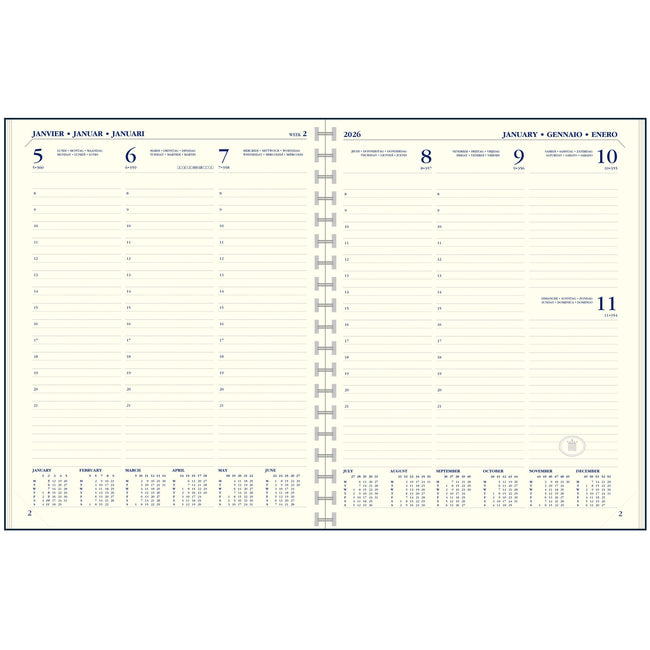 Ryam -  Agendavulling 2026  executive 7d/2p staand
