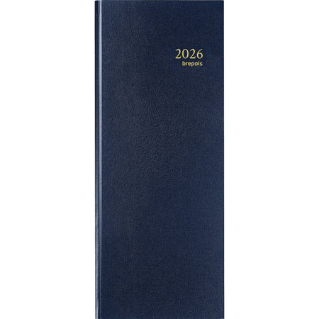 Brepols - Agenda 2026 Saturn Lima 1 jour/1 page bleu
