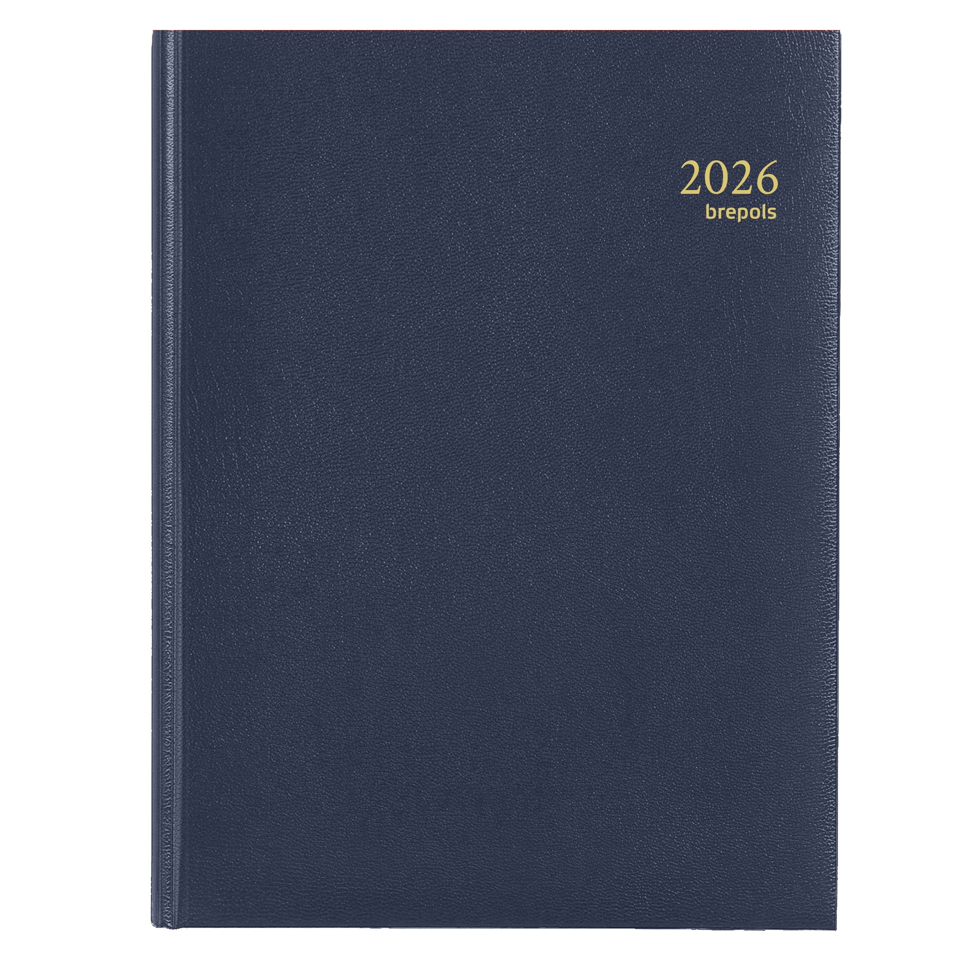 Brepols - Agenda 2026 Timing Lima 7 Tage/2 Seiten viersprachig blau