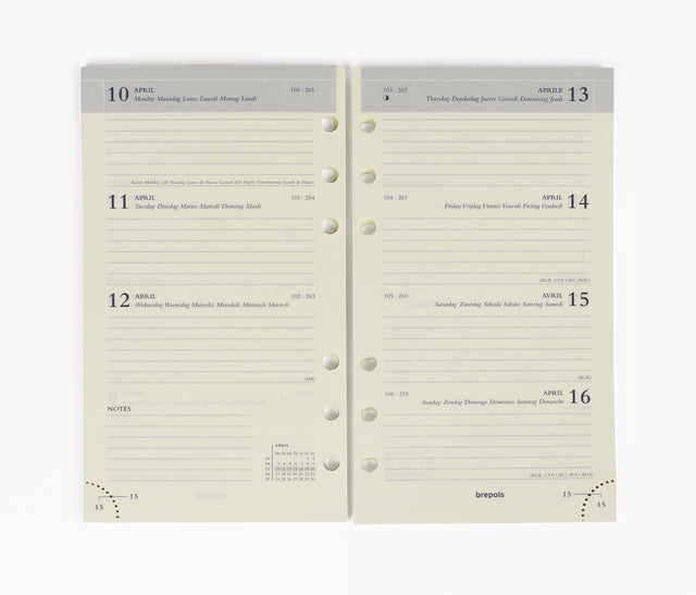 Brepols -  Agendavulling 2027  brefax 17 7d/2p