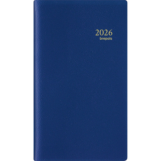 Brepols - Agenda 2026 Plan-O-Rama Genova 1 mois/2 pages assortis