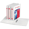 Pergamy -   personaliseerbare ringmap, ft A4, 2 pochettes, 3 insteektassen, 2 D-ringen van 25 mm, wit