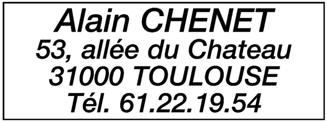 Colop -  stempel met voucher Printer 20, max. 4 regels, ft 38 x 14 mm (afbeelding 2)