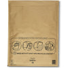 Mail Lite -   luchtkussenenveloppen, goud, K/7, 350 x 470 mm, doos van 100 stuks