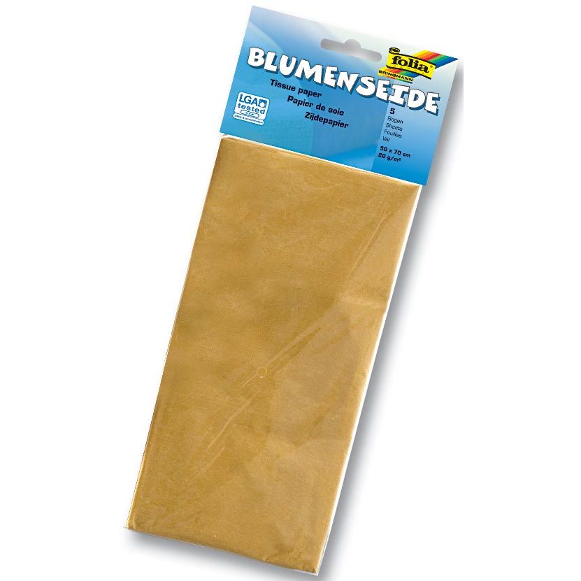 Folia -   zijdepapier goud