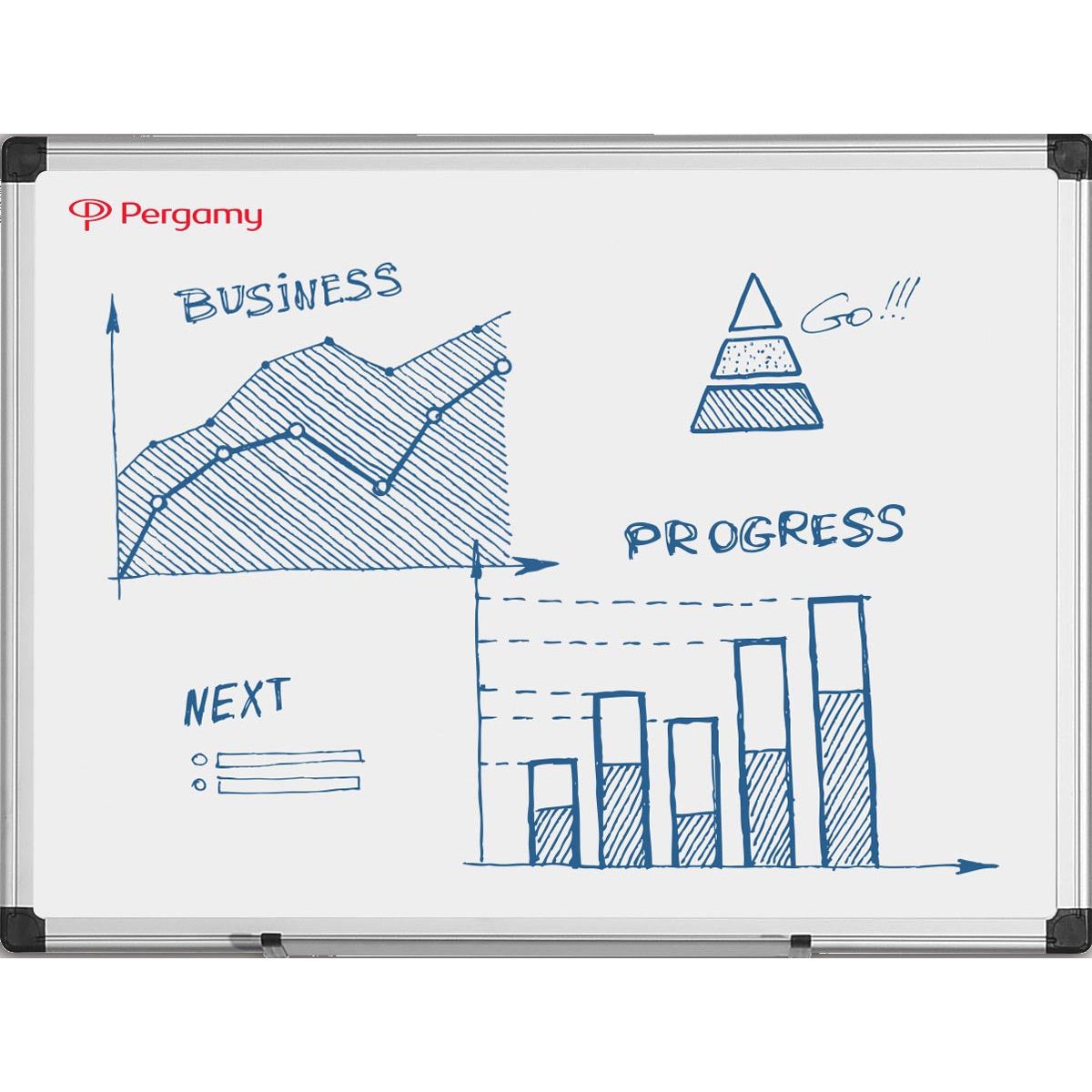 Pergamie - Excellence de la pergamie en énamnétique Whiteboard FT 60 x 45 cm