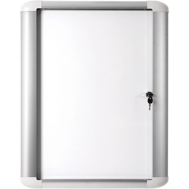 Pergamy – Excellence-Glasvitrine mit magnetischem Hintergrund, für den Außenbereich, ft 4 x A4