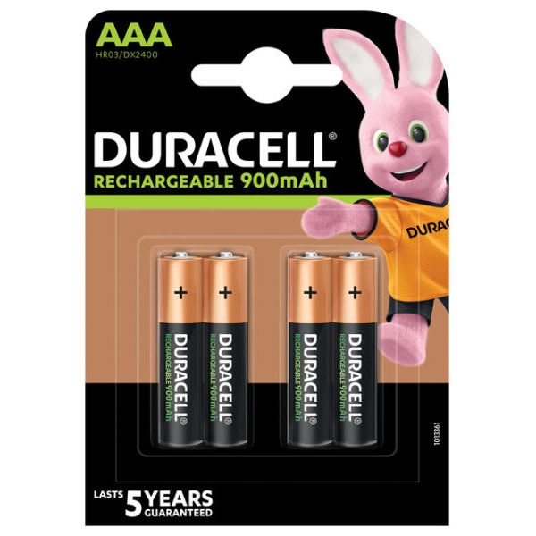 Duracell - Batterie rechargeable 4xaaa 900mAh Ultra | 10 pièces