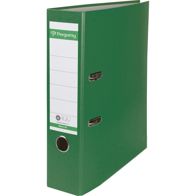 Pergamie - Pergamie Orderner, pour Ft A4, du papier recycolore, arrière de 8 cm, vert