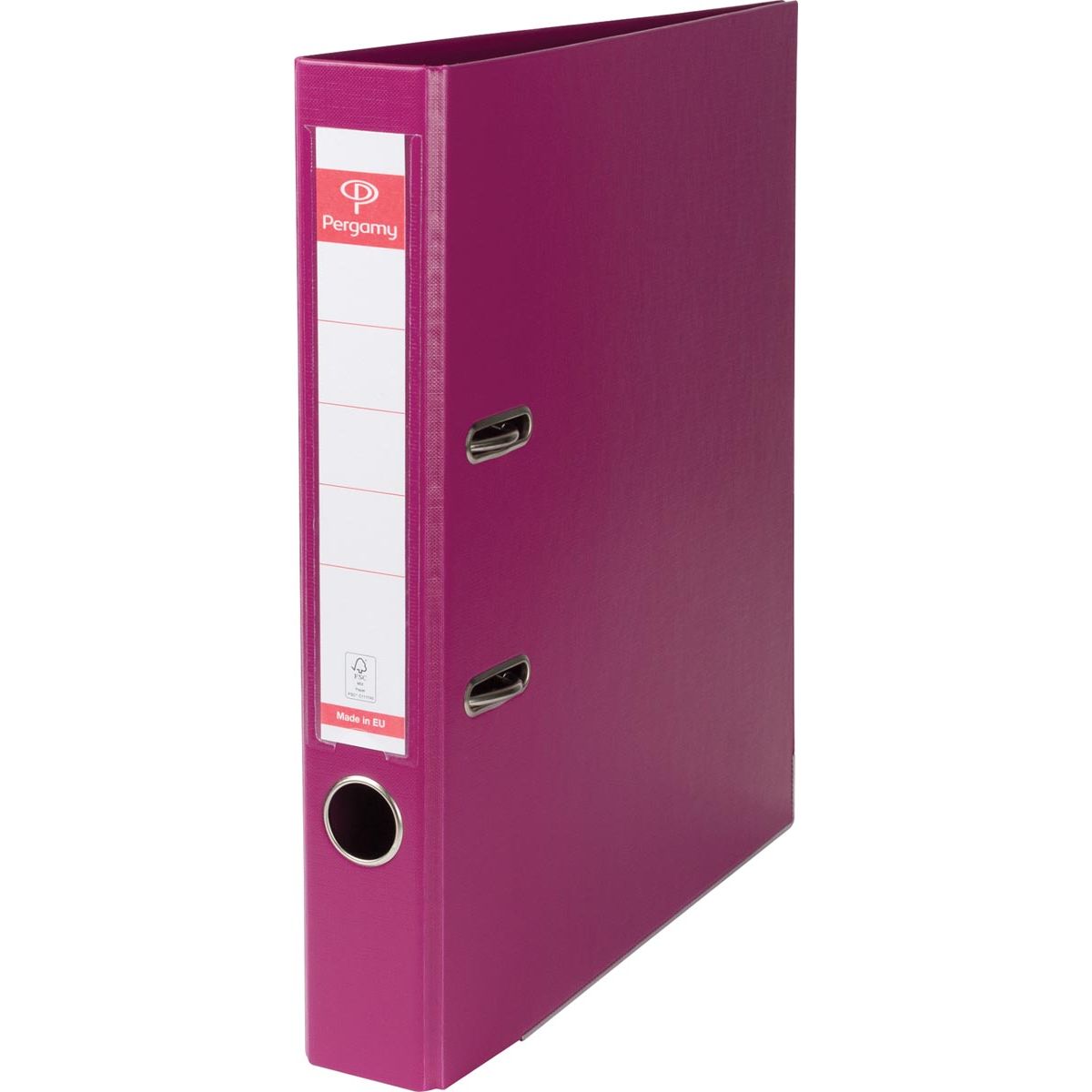 Pergamie-Ordner, für ft A4, komplett aus PP, Rücken 5 cm, lila