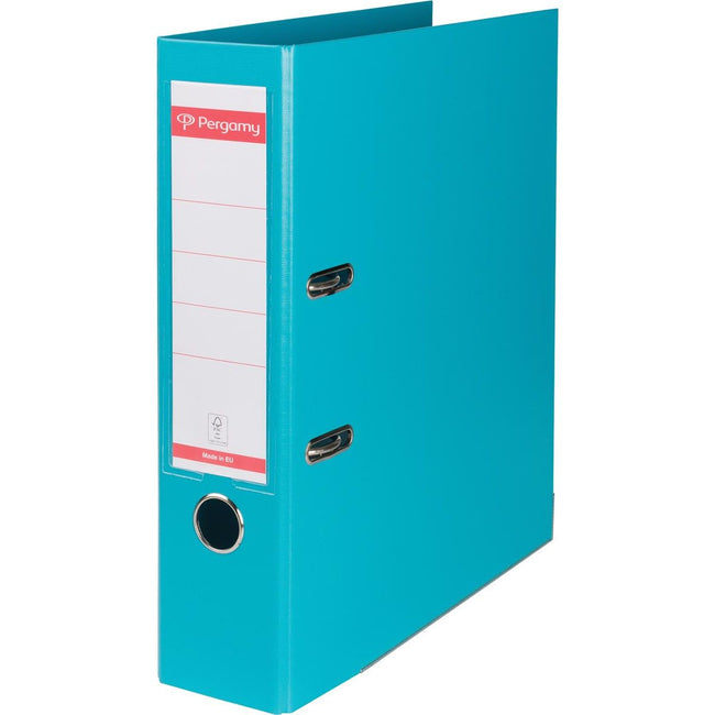 Pergamie - Pergamie Orderner, pour Ft A4, complètement de PP, arrière de 8 cm, turquoise