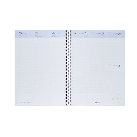 Brepols -  Agendavulling 2027  timing 7d/2p spiraal wt
