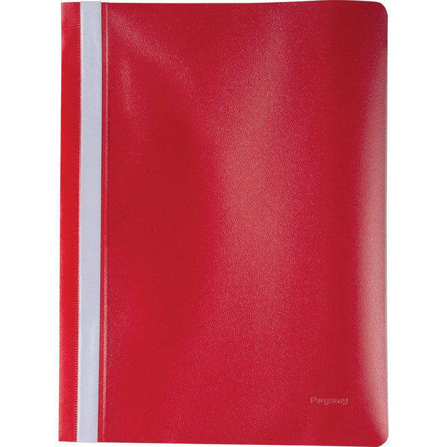 Pergamy - Schnellhefter, ft A4, PP, 25er Pack, rot