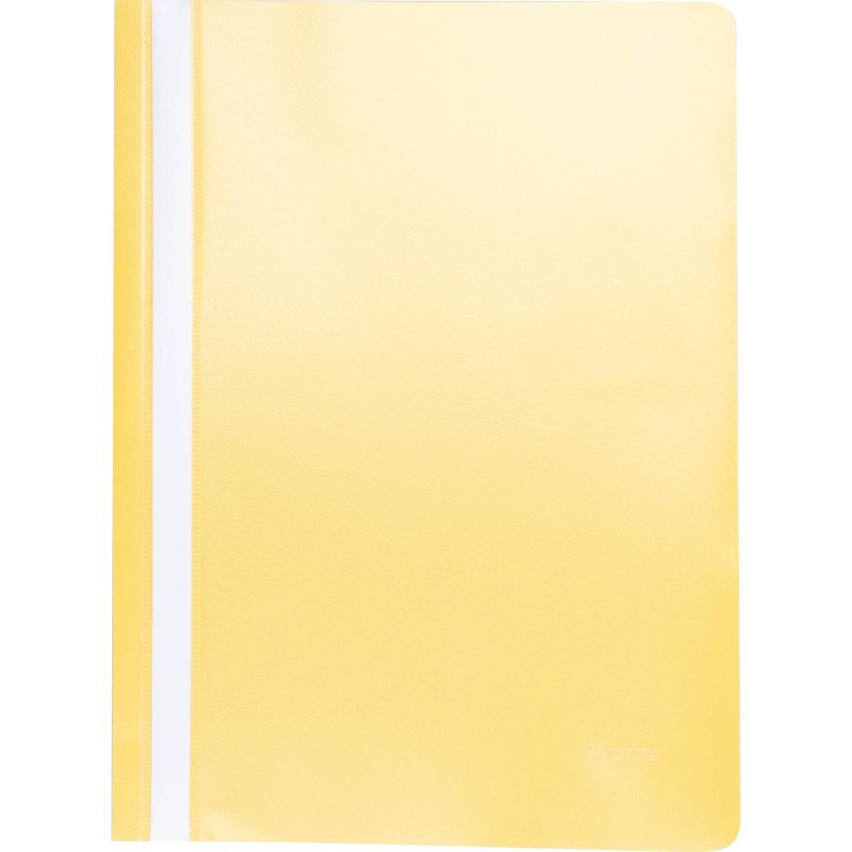 Pergamy - dossier à fixation rapide, ft A4, PP, paquet de 25, jaune