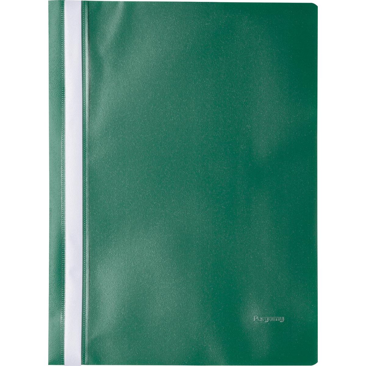 Pergamy - dossier à fixation rapide, ft A4, PP, paquet de 25, vert