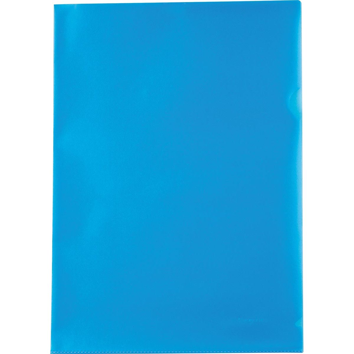 Pergamy - L-Ordner, ft A4, PP von 120 Mikron, Packung mit 25 Stück, blau