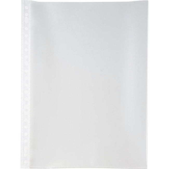 Pergamy - perforierte Ausstellungstasche, A4, 23-Loch-Perforation, glasklares PP aus 90 µm, Karton à 100 Stück