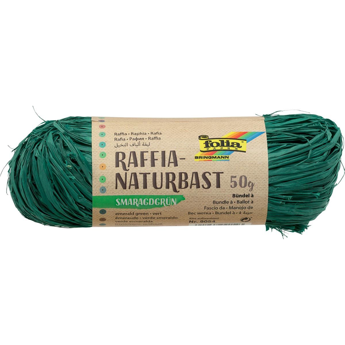 Folia -   raffia smaragdgroen