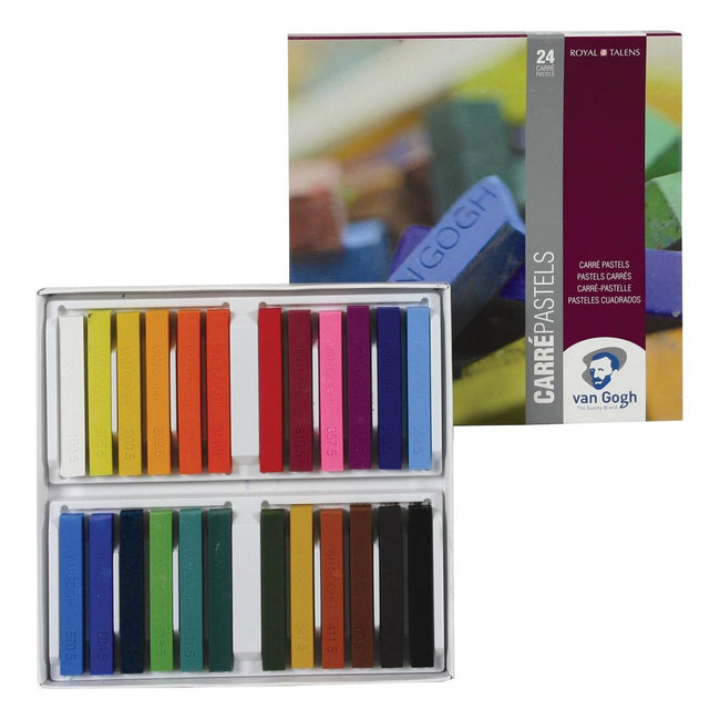 Van Gogh - Van Gogh droge pastels, doos met 24 pastels