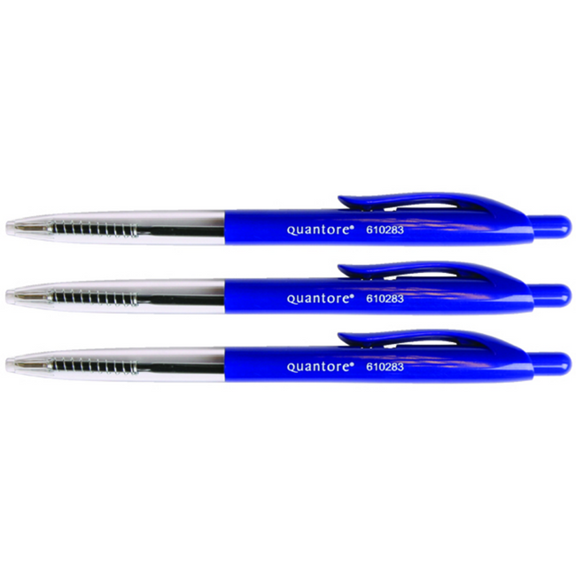 Quantore - Ballpen | Schreibfarbe blau | Blau | 50 Stück