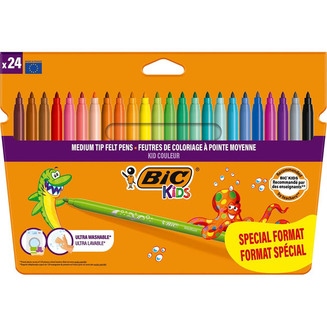 Bic Kids -  Kids viltstift Couleur, blister van 18 + 6 gratis