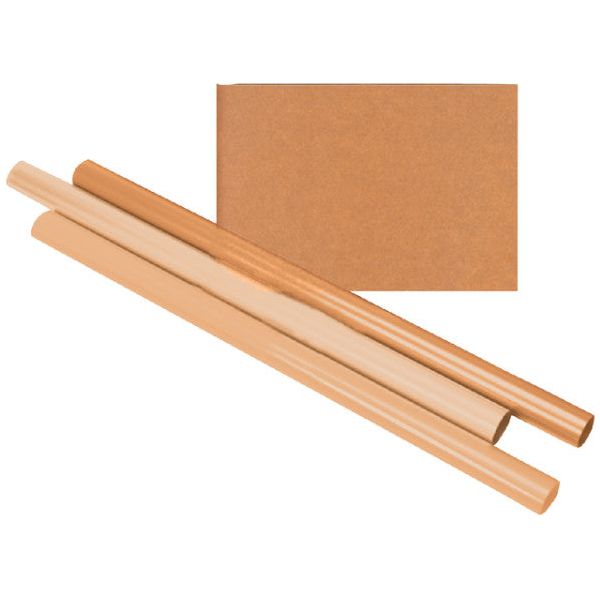 Haza - papier d'emballage Kraft rayé 60gr 100cmx10m sur rouleau