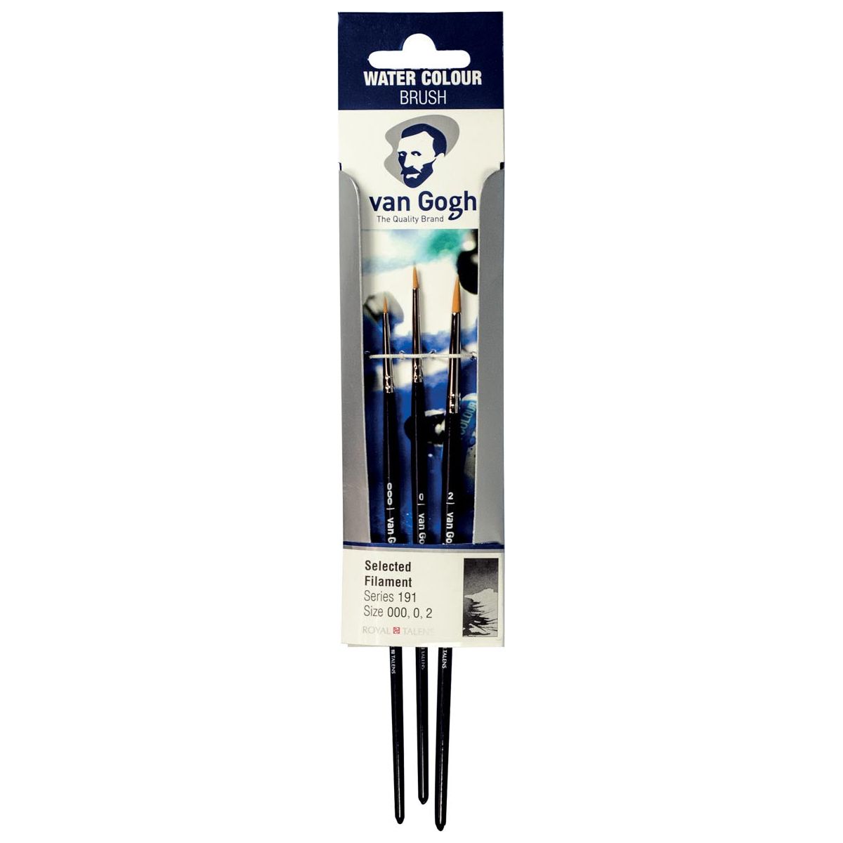 Van Gogh - Van Gogh aquarelverf penselenset 191 klein, set met 3 penselen