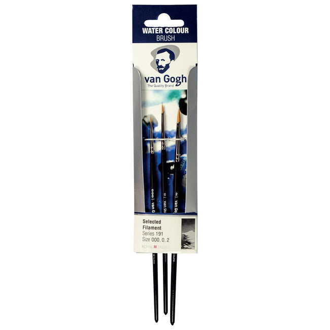 Van Gogh - Van Gogh Aquarel Pinselset 191 Klein, Set mit 3 Pinsel