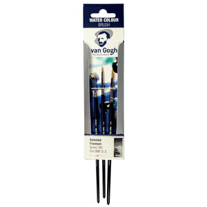 Van Gogh -   aquarelverf penselenset 191 klein, set met 3 penselen