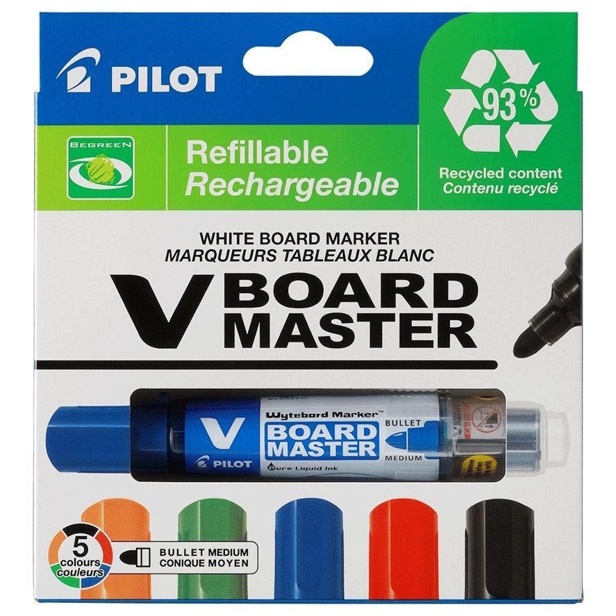 Pilot -  Whiteboardmarker  begreen rond m assorti