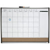 Nobo - Agenda magnétique tableau blanc avec tableau d'affichage en liège 58,5x43cm | 6 pièces