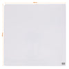 Nobo - Dalle tableau blanc 36x36cm blanc magnétique