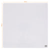 Nobo - Dalle tableau blanc 36x36cm blanc magnétique