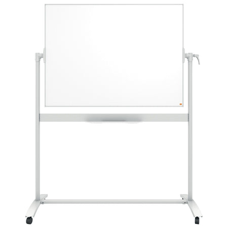 Nobo - Tableau blanc inclinable mobile 90x120cm acier