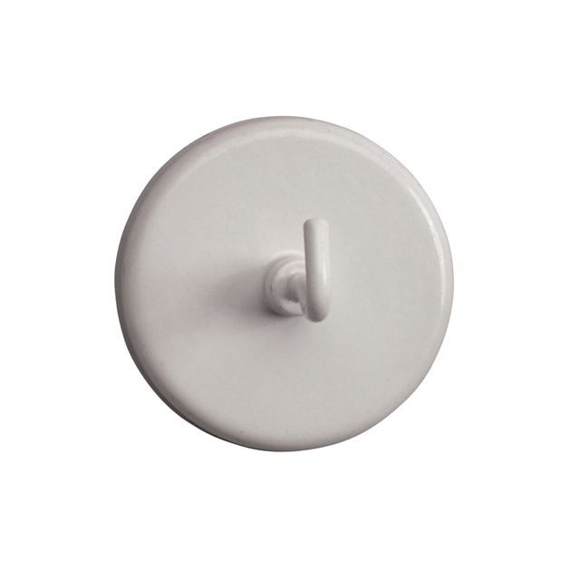 MAUL -  Magneet met haak 47mm trekkracht 12kg wit 5 stuks