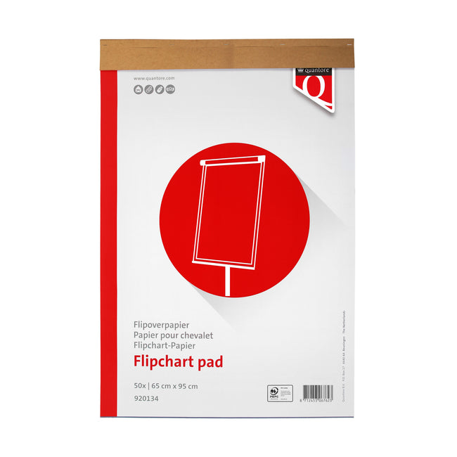 Quantore - Papier paperboard 65x95cm 50 feuilles dépliées | 2 pièces