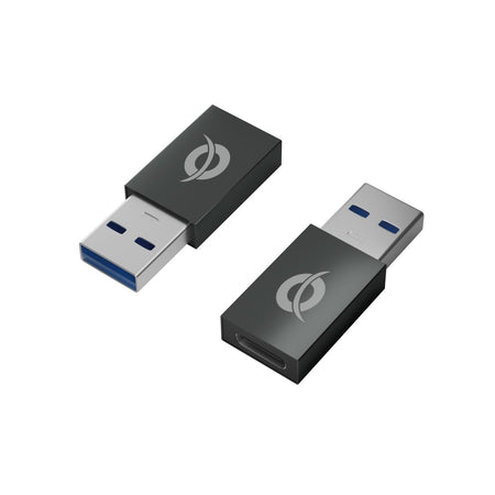 CONCEPTRONIC -   DONN10G tussenstuk voor kabels USB A USB C Zwart