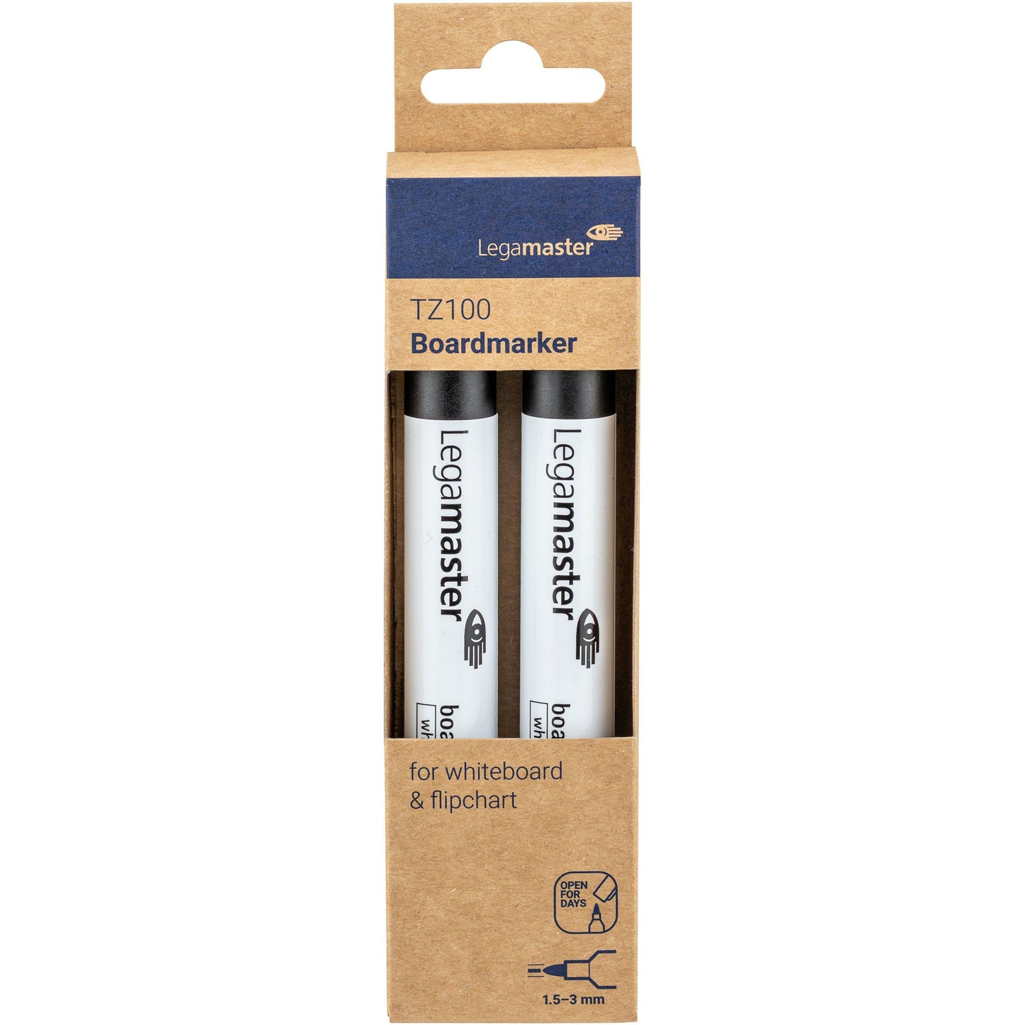 Legamaster -  Whiteboardmarker  tz100 2mm 2st zw | 10 stuks