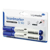Legamaster - Marqueur pour tableau blanc TZ 100 rond 1,5-3mm bleu blister de 2 pièces