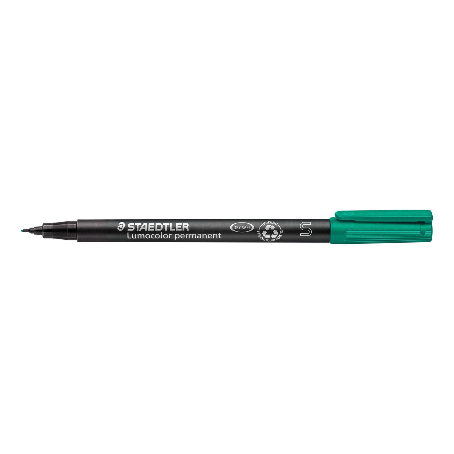 Staedtler -  Viltstift Lumocolor 313 permanent S groen | 10 stuks