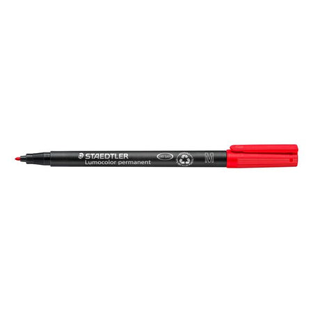 Staedtler - Feutre Lumocolor 317 permanent M rouge | 10 pièces