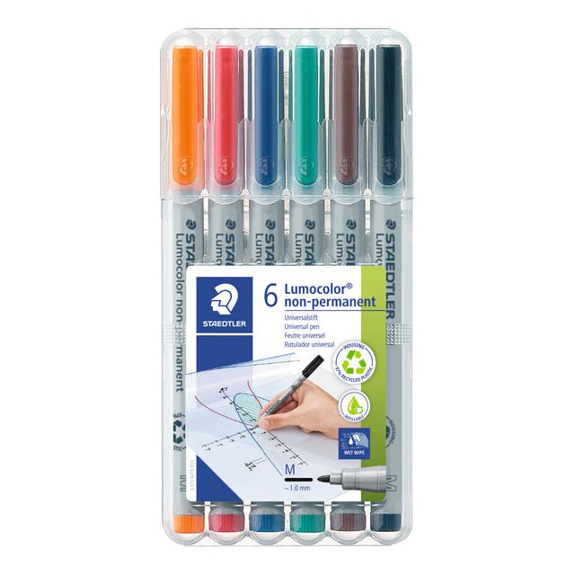 Staedtler - Viltstift ohp lumo m 315 non perm wp6