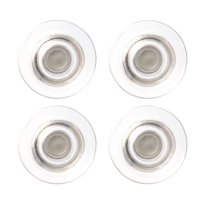Nobo - Tableau en verre aimanté extra fort 32mm transparent 4 pièces