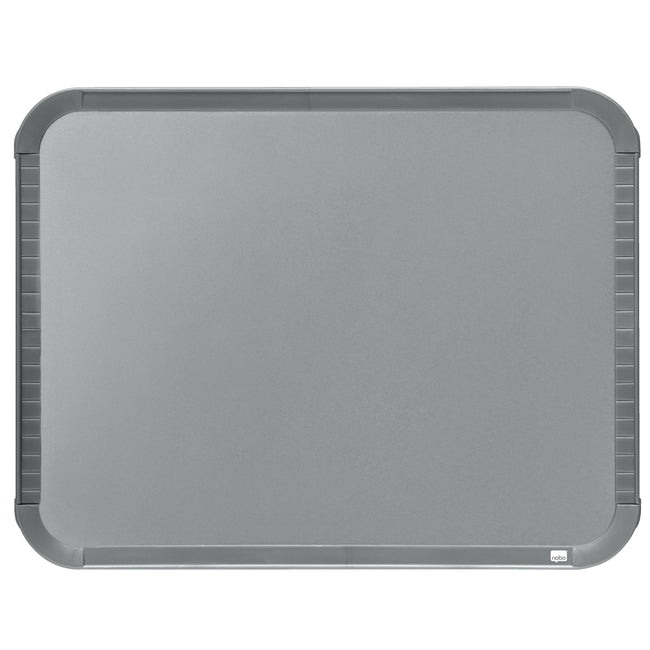 Nobo - Tableau blanc slim line 22x28cm argent