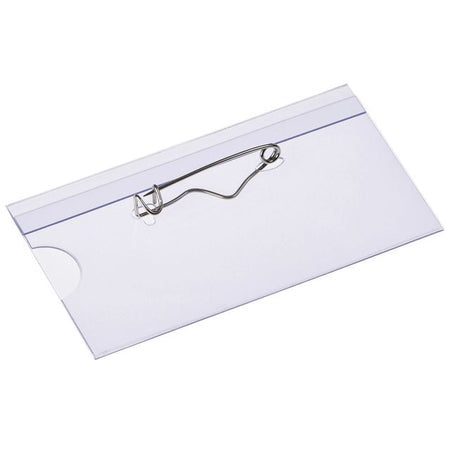 Europel - Badge peel avec épingle 75x40mm