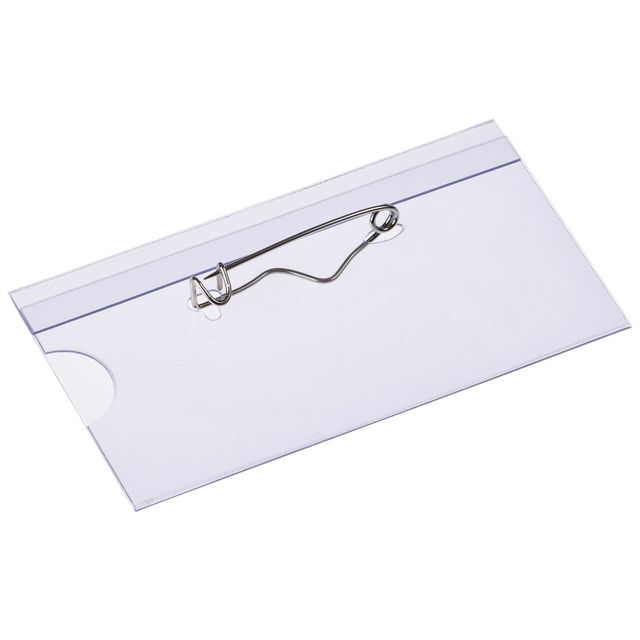 Europel - Badge autocollant avec épingle 75x40mm | 24 pièces