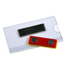 Quantore - Badge autocollant magnétique 75x40mm | 24 pièces