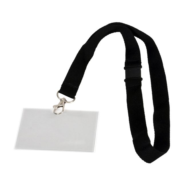 Europel -  Badge pashouder  met koord 90x60mm