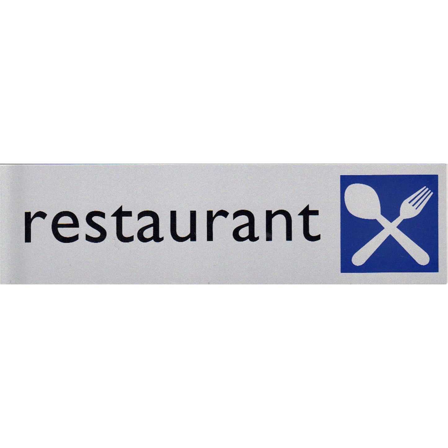 Posta - Informationstafel-Icon-Restaurant 165x44mm
