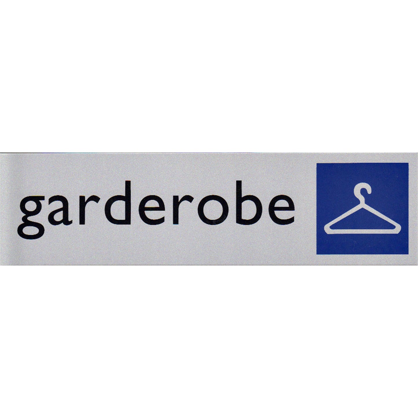 Posta -  Infobord pictogram garderobe 165x44mm